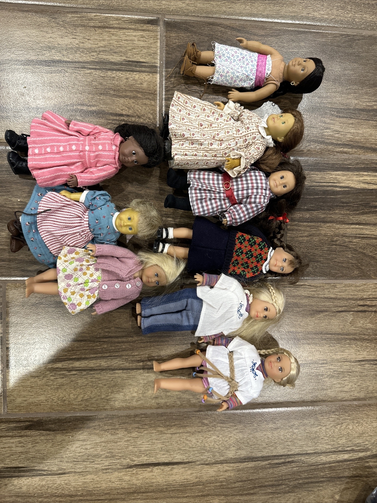 Lot of 9 Mini 6" AMERICAN GIRL DOLL eBay