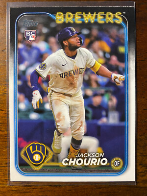 2024 Topps Update Jackson Chourio #US240 RC Rookie Milwaukee 