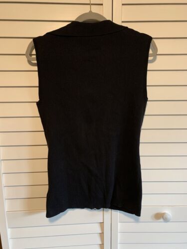 Harley Davidson Weste Damen Gr. Large Full Zip Pullover schwarz, orange Spell Out - Bild 5 von 9