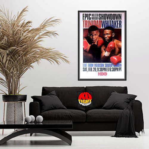 FELIX TRINIDAD vs. PERNELL WHITAKER: Original HBO CCTV Boxkampf Poster (SHOP - Bild 11 von 16