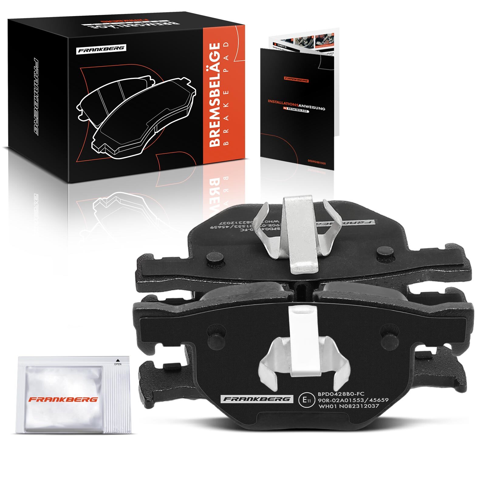 FRANKBERG Rear Brake Pads Set for BMW X5 X6 E70 X5 F15 F85 2006-2019 34216868497