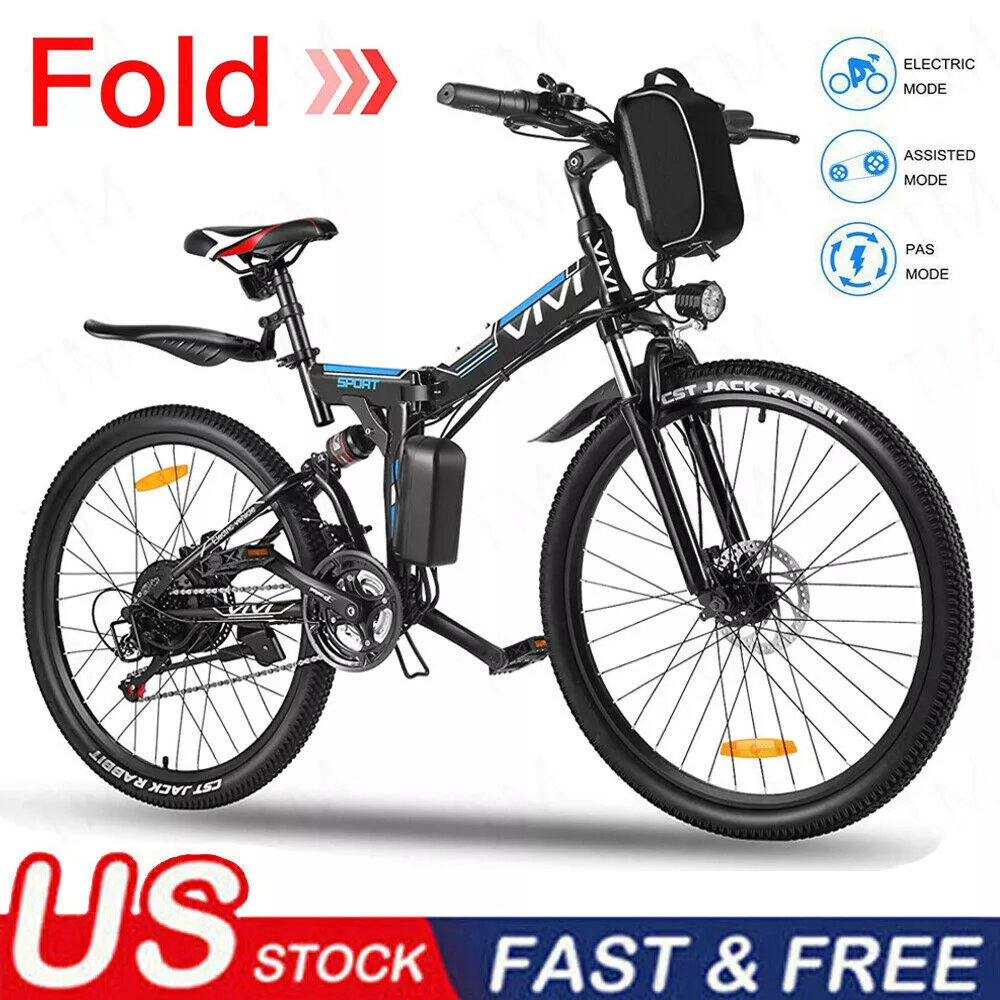 26and#039;and#039; 500W Ebike for Adults, Electric Bike for Sale Mountain Commuter Bicycle@New eBay