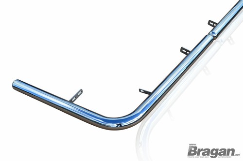 Rear Corner Bars For Fiat Ducato 2007 - 2014 ELWB Stainless Steel Back Styling - Picture 2 of 3