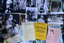 Elton John  signed  uk promotions  Belonged to Derek Jewell music journalist 