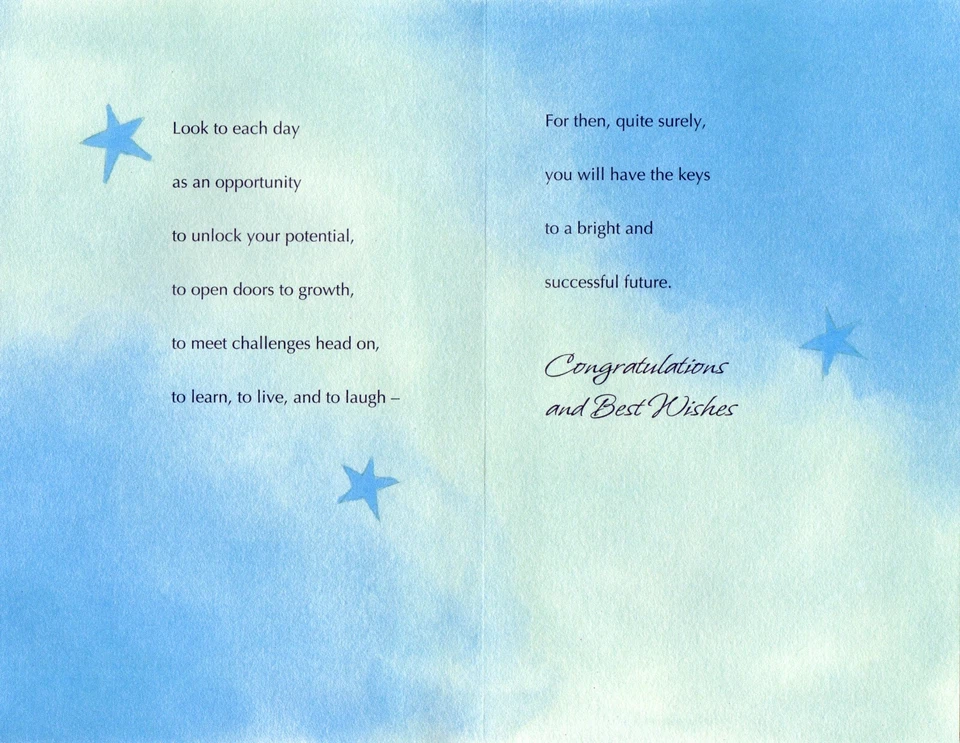 Tarjeta de GRADUACIÓN ALENTADORA DE ABUELOS, los mejores deseos de Bella Greetings +✉ Foto 2 de 4