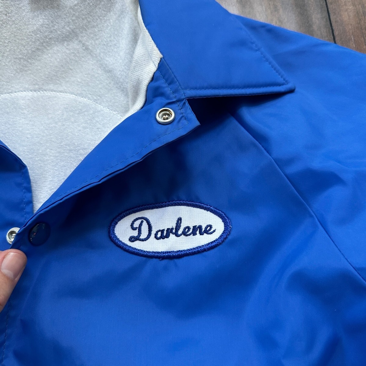 HARTWELL/ウインドブレーカー。 Ford V8 VTG 90s Hartwell Satin Coaches Jacket Lined