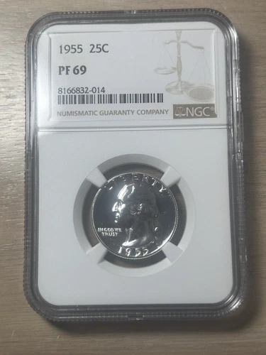 1955 Washington Quarter NGC PF69