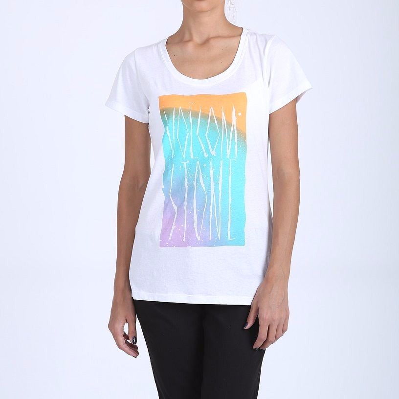 NEWVOLCOM SURF WOMEN JUNIOR COSMIC DAZE SLIM TEE CAMI TOP SHIRT SMALL code ii151