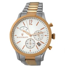Maserati Tradizione R8873625001 Rose Gold Steel Men's Date Quartz 42MM Watch