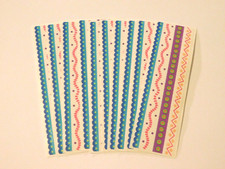 Mrs. Grossman's Lot of 10 Strips Groovy Graphics 2000 Stickers Scrapbooking