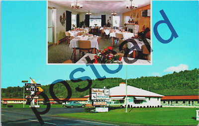 THE PONDA ROSA MOTEL, Mansfield PA, Mr & Mrs Russell Kendrick, postcard jj468