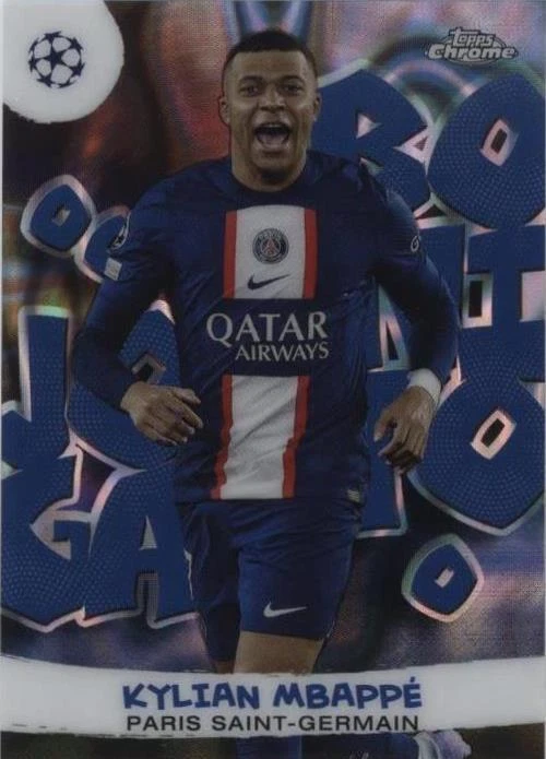 Topps Chrome UCL Kylian Mbapp√© #95 Trading Card 2020-21 for sale