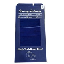 Tommy Bahama Mesh Tech Boxer Brief Men's Large Navy NWT MSRP 30/1 Boxer Per Box