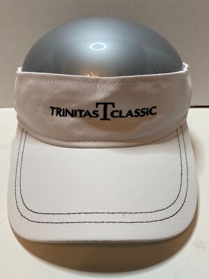 Trinitas Classic Golf Tournament White Adjustable Embroidered Logo