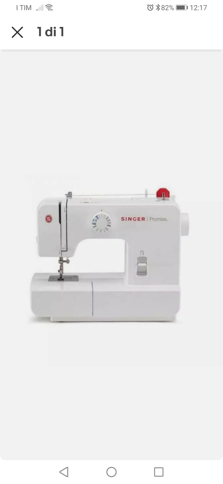 Singer Macchina da Cucire Promise 1408 nuova sigillata con garanzia 24 mesi