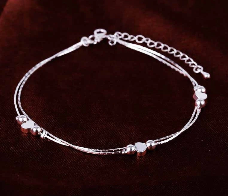 Nueva Pulsera Tobillera Plata De Ley 925 T103 Mujer Estrella | Envío Gratis