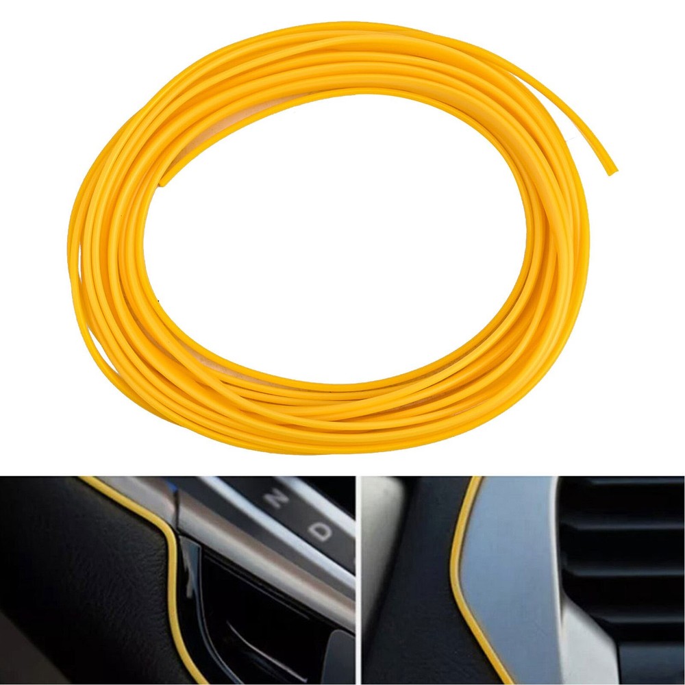 5M Car Styling Interior Decor Stickers Trim 3D Strips Accessories Molding Line