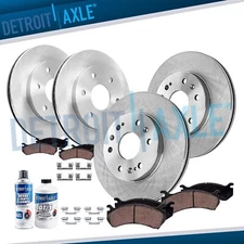 Front Rear Rotors Brake Pads Set for Chevy Tahoe Silverado GMC Sierra 1500 Yukon