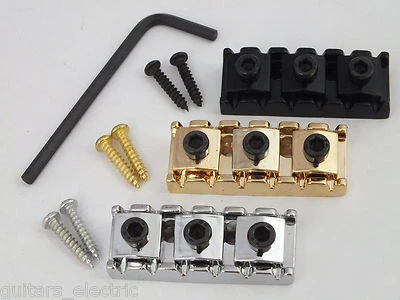 LOCKING NUT 42mm Chrome Black or Gold, Screws & Allen Key for Floyd Rose set up
