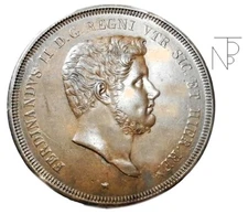 Naples-Two Sicilies (Ferdinand II of Bourbon) 10 Tornesi 1839-FDC.