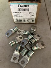 Panduit LCAX1-56-X Lug a compressione #1 AWG rame 5/16" borchia stagnata confezione da 10 pezzi