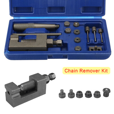 Motorcycle Heavy Duty Chain Breaker Rivet Cutter Tool Kit For 520-630 ...