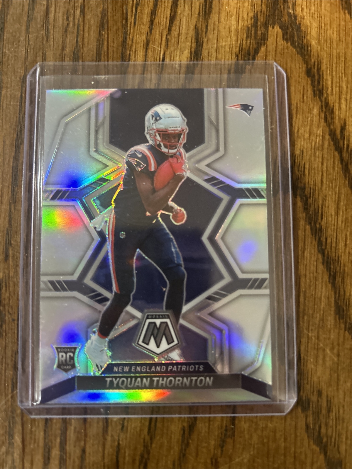 2022  Panini Mosaic Silver #336 Tyquan Thornton Prizm Rc Rookie SP Patriots A14