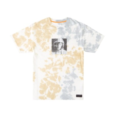 DC x Star Wars DC Red Five SS Tee Herren Lily White Mojave Tie Dye T-Shirt Beige
