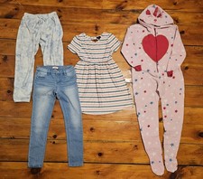 Girls Clothes Lot Size 12, 12/14, PJ Pants Jeans Leggings Dress Footie Pajamas