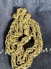 David Yurman 18k Gold Necklace Chain 36g 15” Mint 4mm Heavy