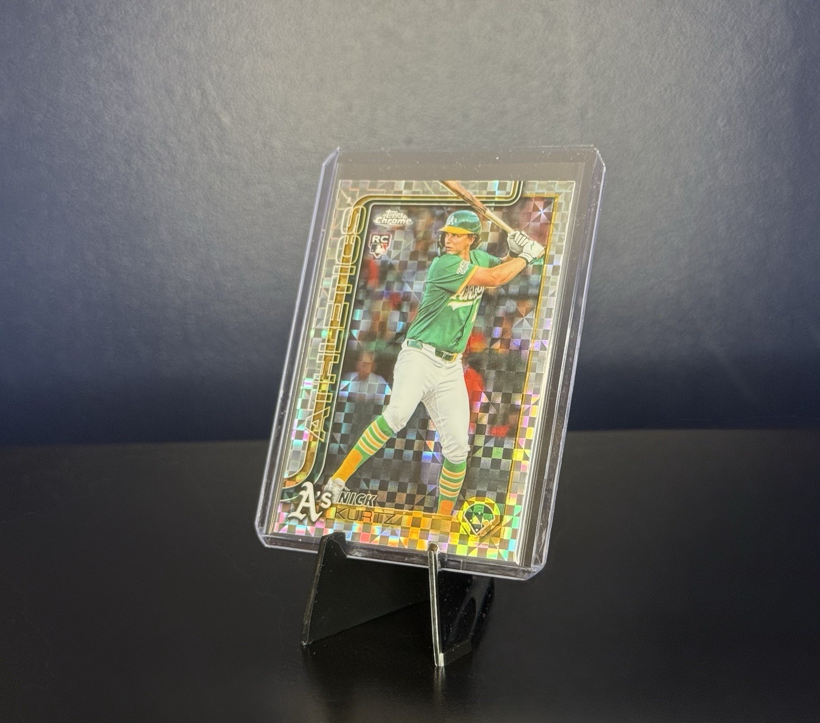 🟢 NICK KURTZ - As - 2025 Topps Chrome Update X-fractor - #USC178 🟡