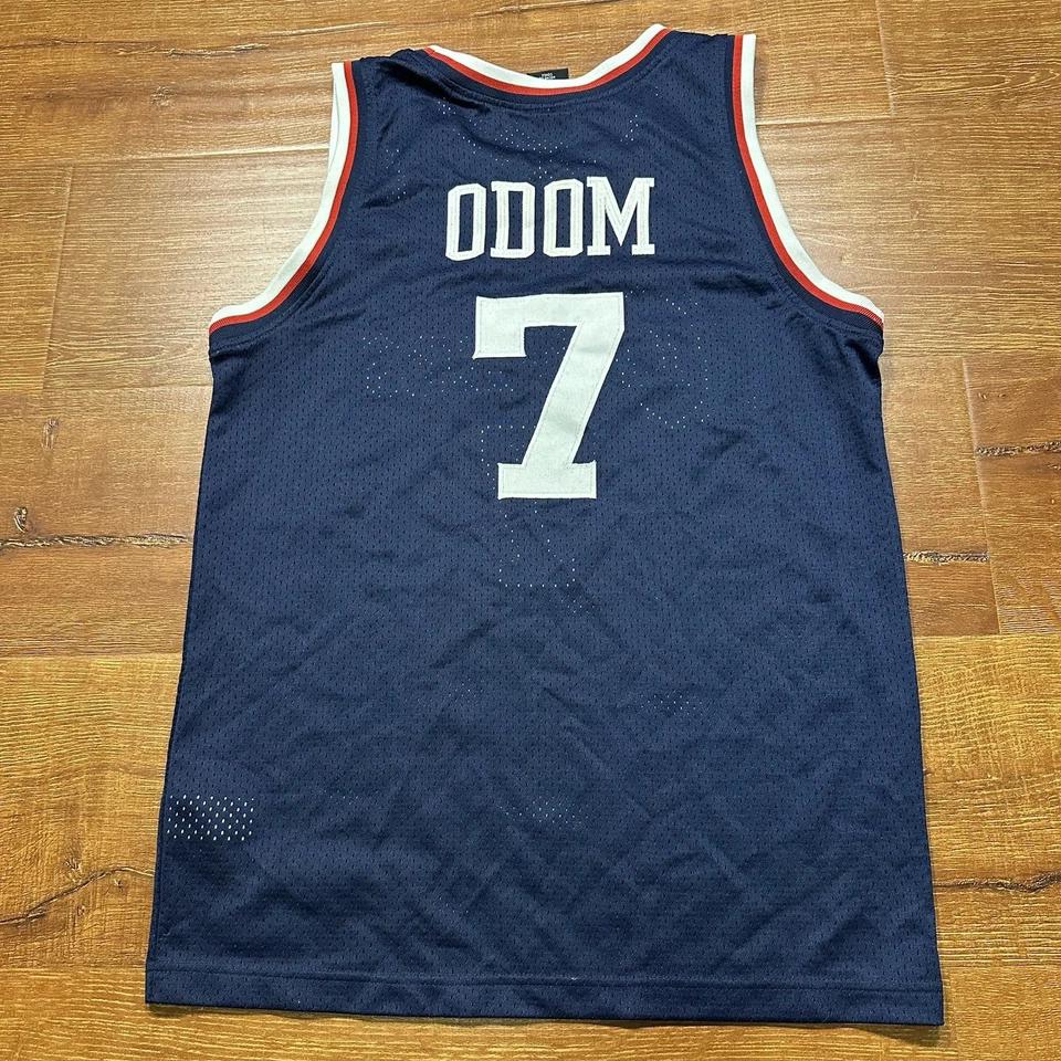Camiseta Nike Lamar Odom Los Angeles Clippers Juvenil Grande +2 Hombres S/M Azul Rara #7 Foto 2 de 4