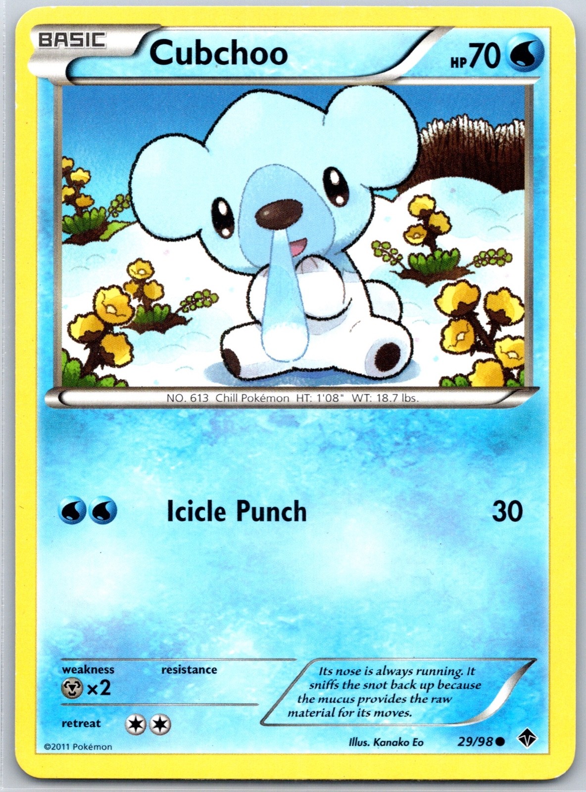 Cubchoo (29) 29/98 -Emerging Powers Common NM