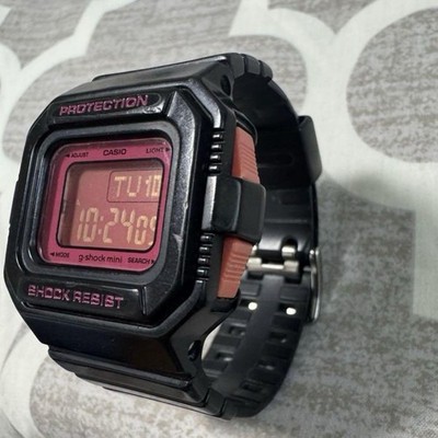 CASIO G-SHOCK MINI GMN-550 Black Pink Digital Watch Limited