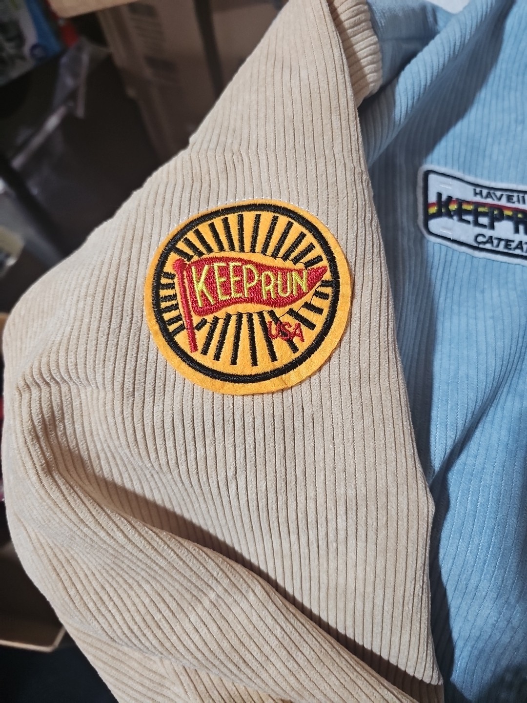 Keep Run Jacket Windproof Jacket Baseball Uniform… - image 2