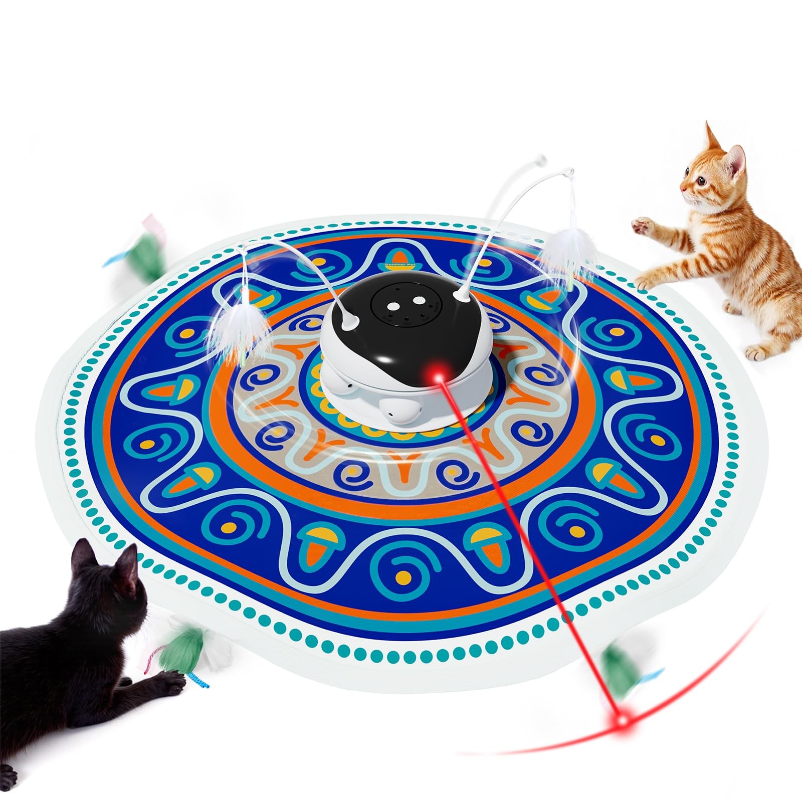 Jouet interactif pour chat automatique avec mode cache-cache aléatoire