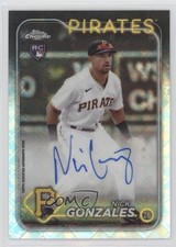 2024 Topps Chrome Logofractor Edition MLB Refractor Nick Gonzales Auto 14md