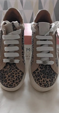 Moda in Pelle trainers size 4 NEW without box Leopard print suede 