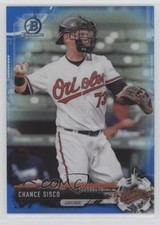 2017 Bowman Chrome Prospects Blue Refractor 54/150 Chance Sisco #BCP42 s3g