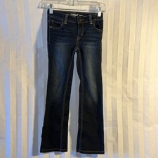 Cat  Jack Girl's Dark Wash Super Stretch Bootcut Jeans Size 7