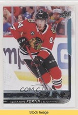 2018-19 Upper Deck Young Guns Alexandre Fortin #490 READ 7l6