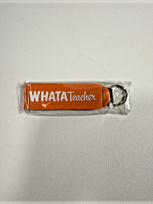 Whataburger Teacher Wristlet Wallet Keychain Pouch NEW Exclusive