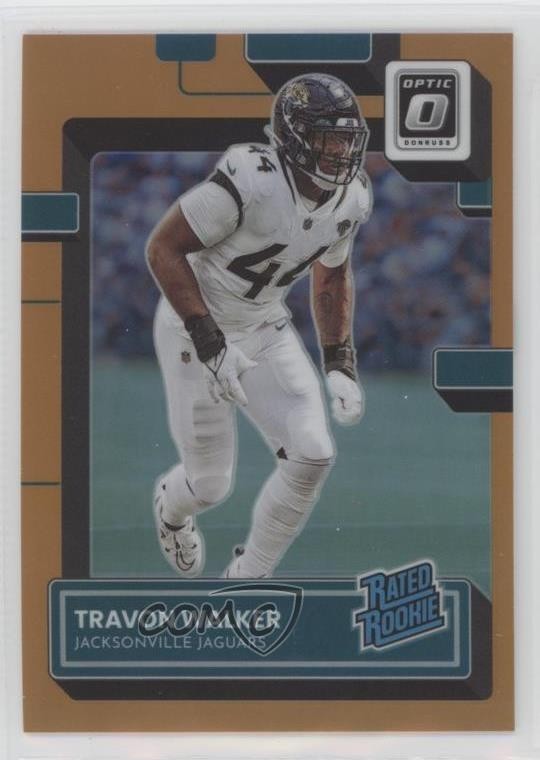 2022 Panini Donruss Optic Rated Rookie Orange Prizm /199 Travon Walker #225 1jt0