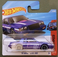 HOT WHEELS 2026 '87 BUICK REGAL GNX, PURPLE, "TREASURE HUNT", SHORT CARD.