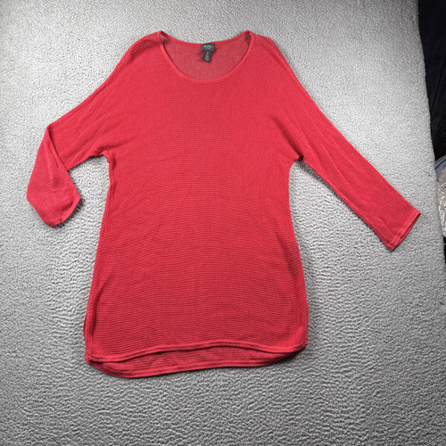 Travelers Collection Chicos Tunic Womens 3 (XL) Mesh Coverup Open Knit Beach