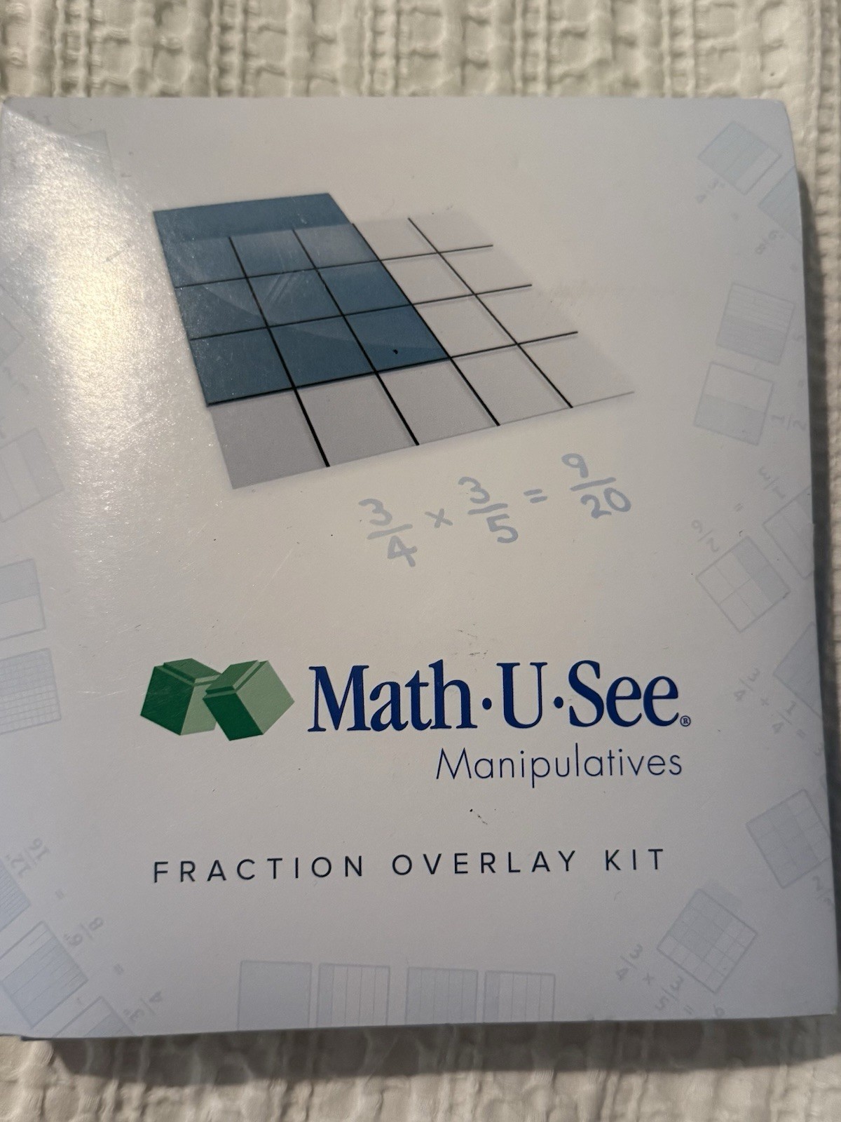 Math-U-See Fraction Overlay Kit Manipulatives, Ages 4+, MPN 0319
