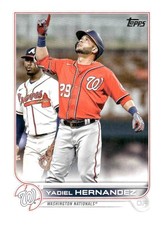 2022 Topps Update #US293 Yadiel Hernandez
