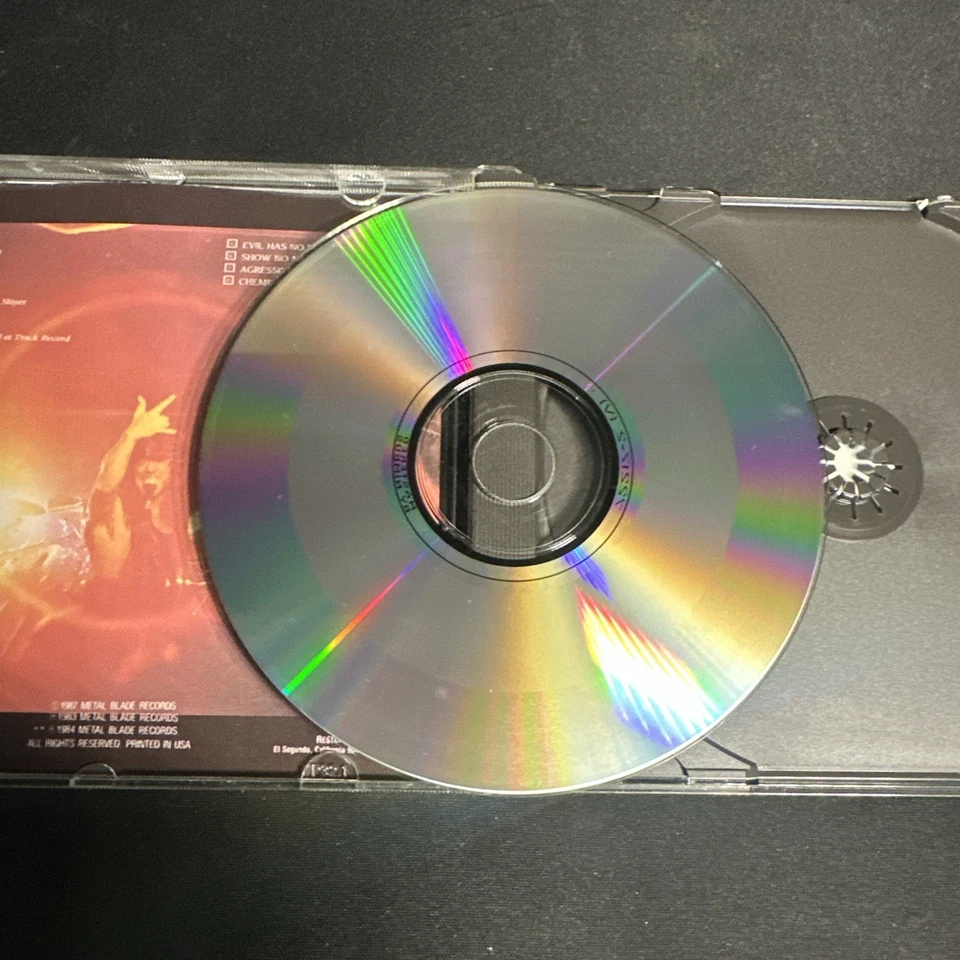 SLAYER Live Undead  CD 1983 Restless/Metal Blade Early Pressing Foto 4 de 4