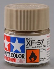 Tamiya Acrylic XF-57 Buff Paint Jar 81757