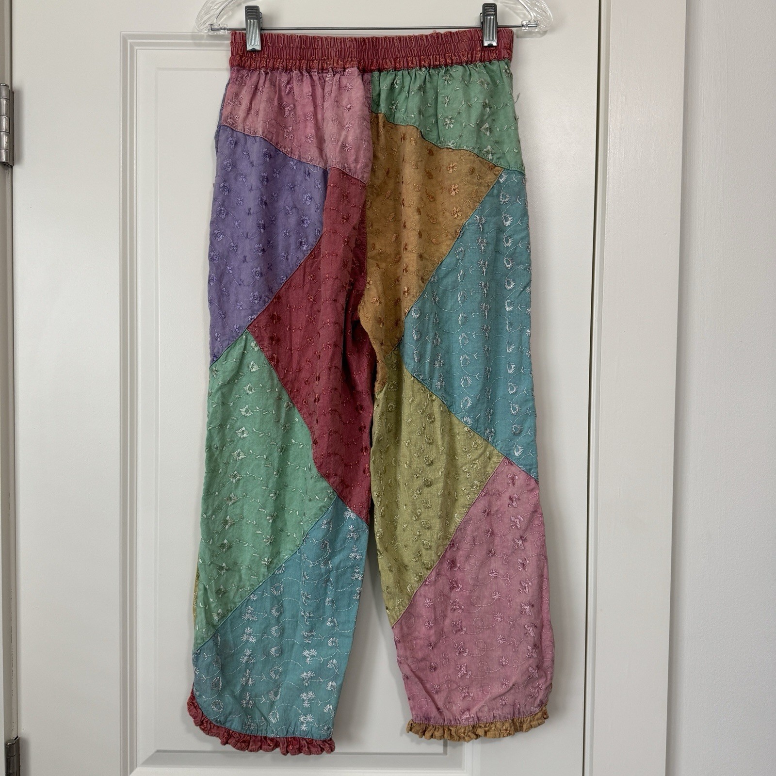 SACRED THREADS Women’s Small Patchwork Pants Flor… - image 2